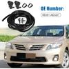 Windshield Washer Nozzle Kit 85381-AE020 250cm Washer Hose and Adapter Wiper Wash Spray Jet for Toyota Corolla 2004-2010 Plastic (Set of 6)
