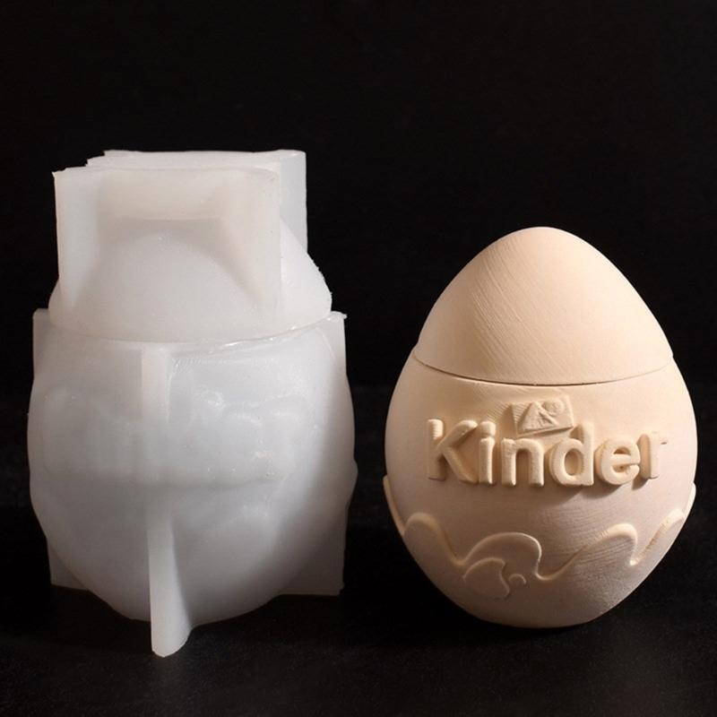 Creative Egg Shaped Silicone Jewelry Mold Smooth Texture Crafting Kit Ideal For Resin Casting Home Decors Gifts And Storage Solutions