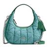 Carmen 20 Brand Logo Detachable Shoulder Strap Denim Crossbody Shoulder Handbag Small Women Handbags Green CBR11-SVY2S