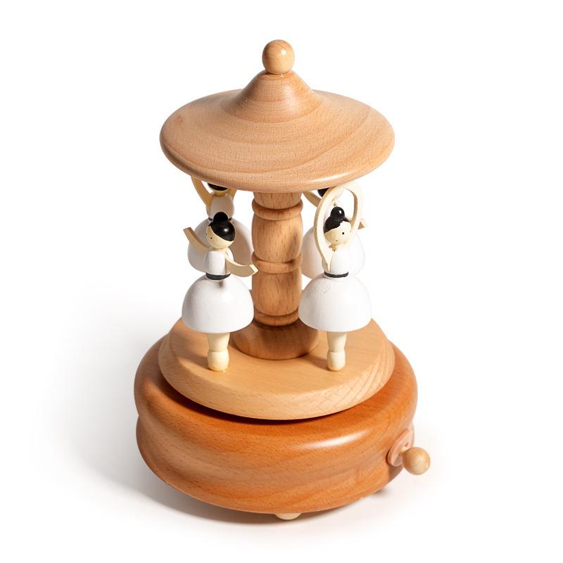 Christmas Festival Wooden Music Box: Creative Children's Toy and Home Decoration Craft, Perfect Birthday Gift