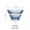 Yujing Engraved Crystal Glass Dessert Bowl - Retro Design for Oatmeal, Fruit, and Ice Cream