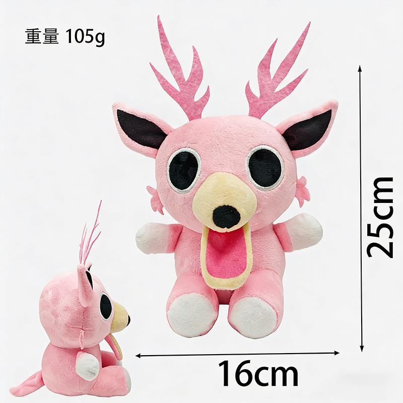 Non-Toxic New 99 Nights In The Forest Purple Bat Plush Cute Pink Baby Deer Stuffed Doll Funny Blue Owl Red Goat Plush Toy For Kid Gifts