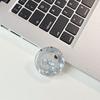 Rhinestone Dolphin Heart Mirror Magnetic Phone Holder - Stylish Desktop Accessory for Women