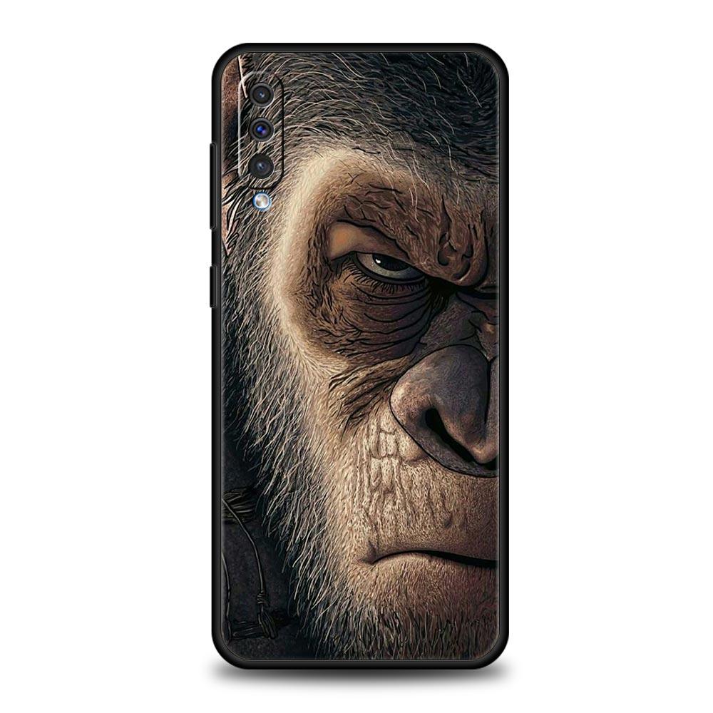 Monkey Phone Case For Samsung A56 A36 A26 A24 A12 A14 A16 A50 A70 A20E A20S A10S A22 A30 A40 A34 A54 A42 A52 5G A04s A06 Cover