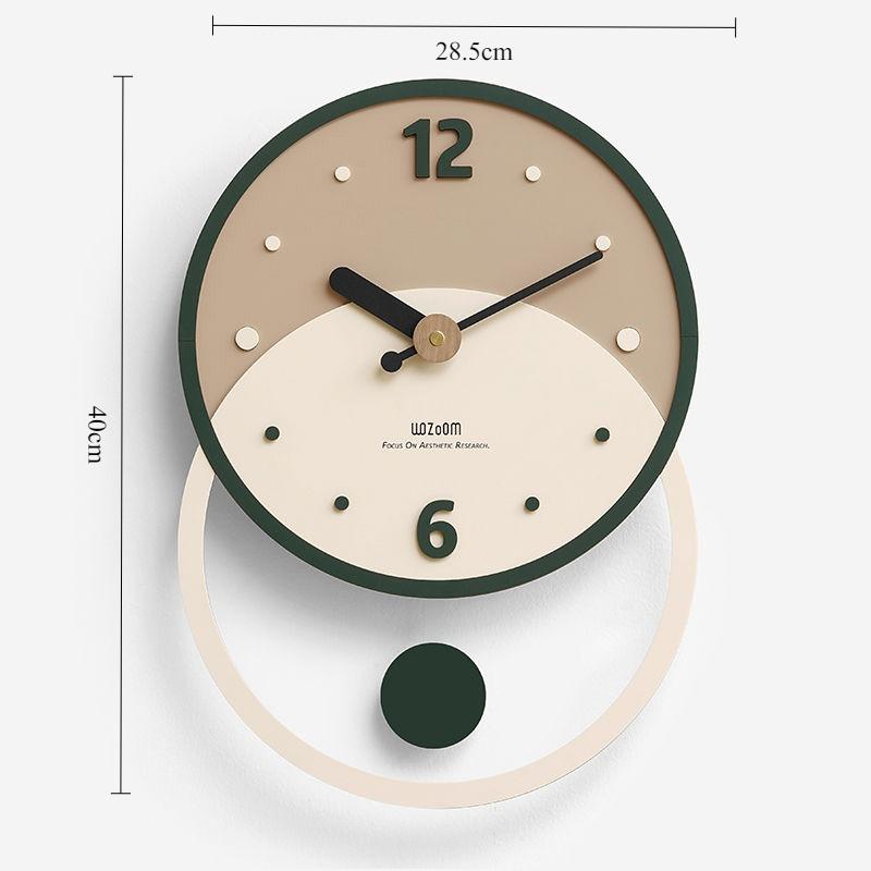 Nordic Wall Clock Creative Interior Accessories Clocks Modern Living Room Decoration Wall Clock Large Elegant Ornaments Clocks