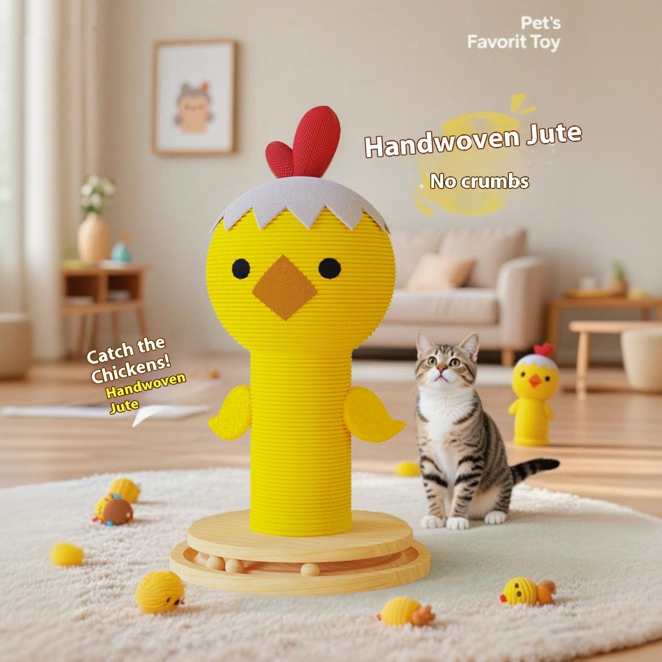 

Когтеточка для кошек износостойкая не скалывающаяся сизалевая колонна вертикальная лазалка точилка для когтей защита дивана от царапин скребок игрушка для кошек