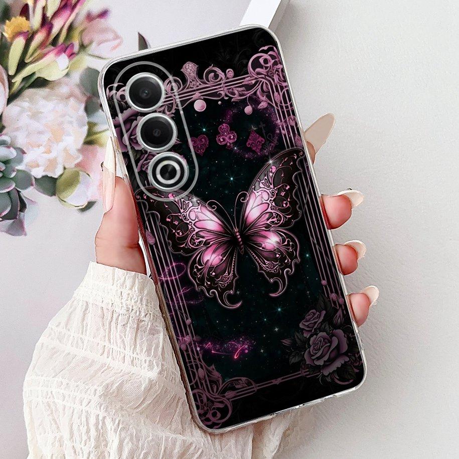 For OPPO K12x A80 Case 2024 New Fashion Love Heart Soft Silicone Back Cover For OPPO A3 Pro 5G CPH2639 A 80 K 12x CPH2667 Bumper