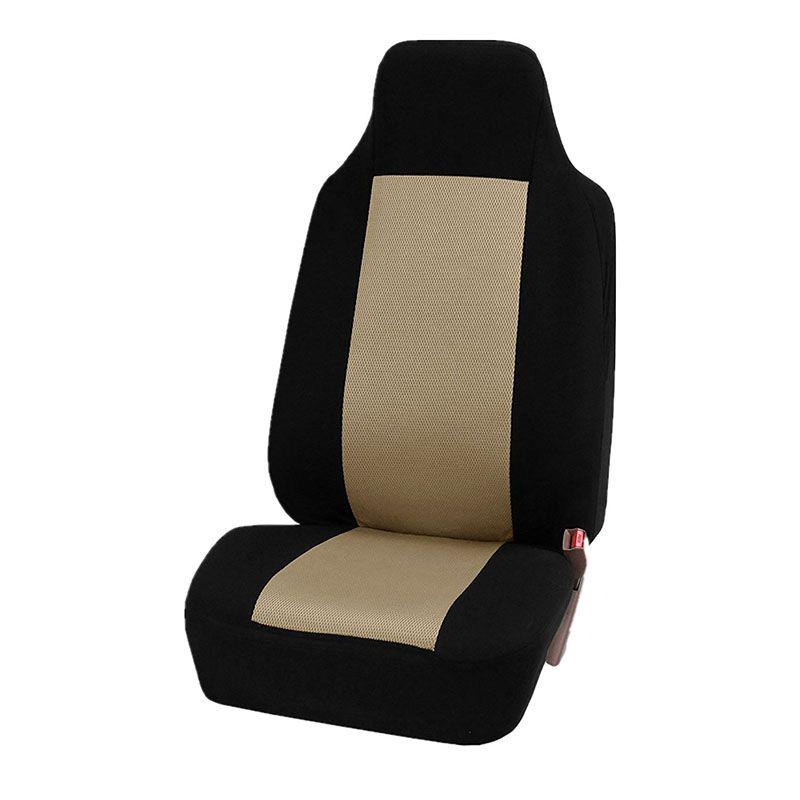 

Pcs Auto 1 Front Seat Covers For Car Sedan Truck Van Universal Seat Covers бежевый