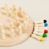 Children's Educational Wooden Memory Chessboard - Interactive Parent-Child Toy for Concentration and Thinking Skills.