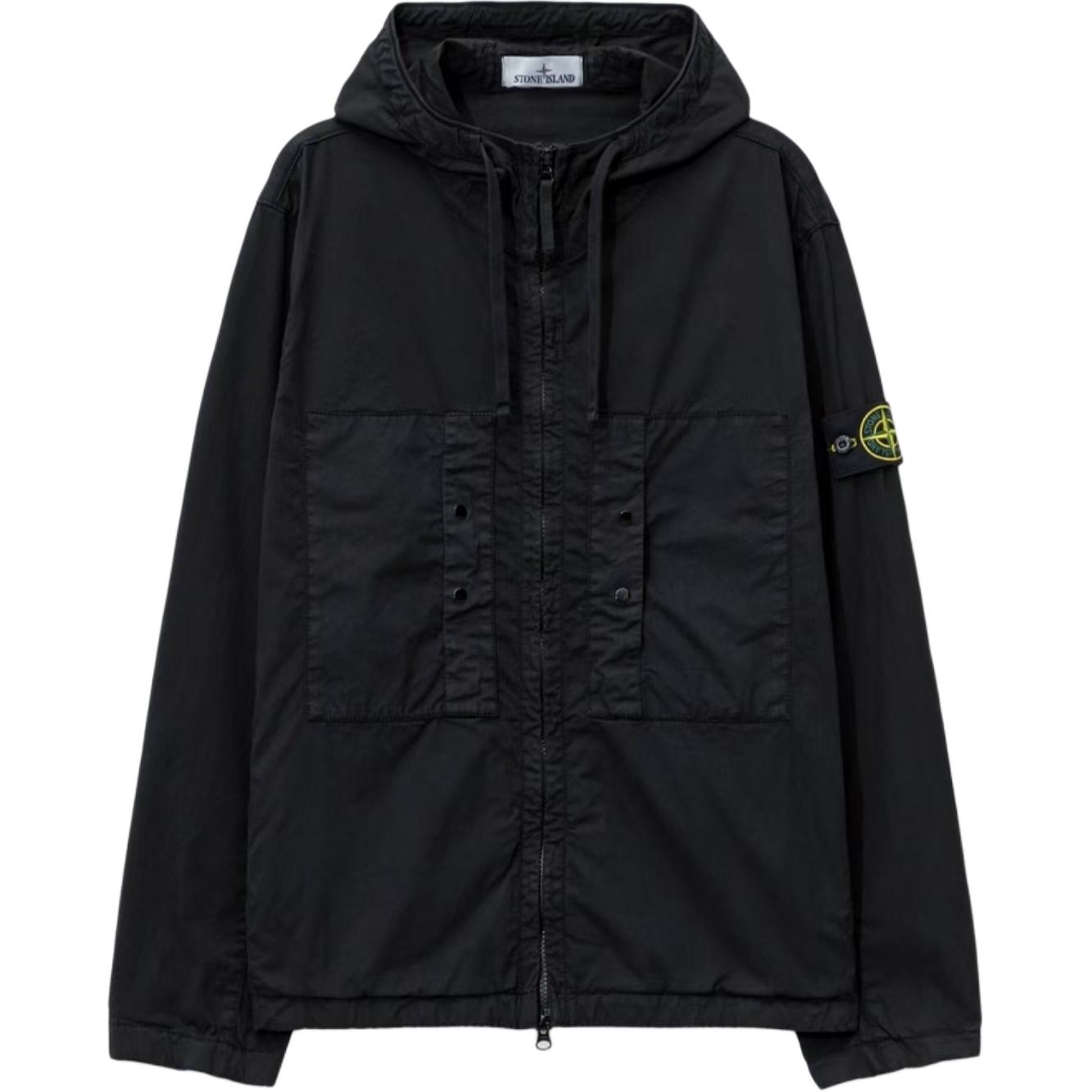 

Stone Island SS25 Куртка с капюшоном и двойным карманом из эластичного твила Supima® Мужские куртки K1S1541000-91S0010-V0029 XL