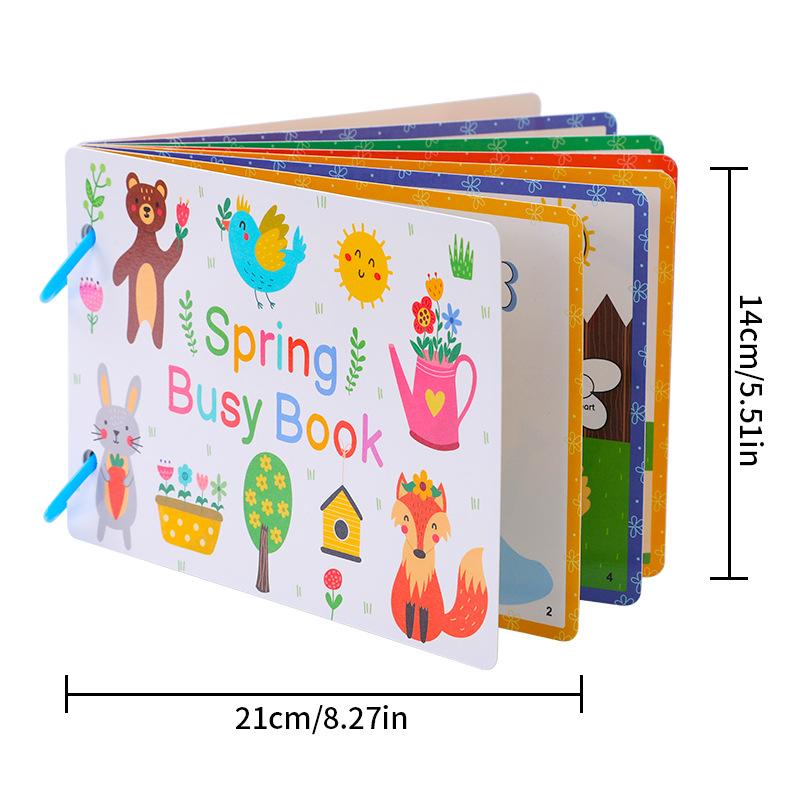 Children S Premium-Quality Four Premium-Quality Seasons Sticker Superior-Grade Activity Superior-Grade Book High-Standard Educational