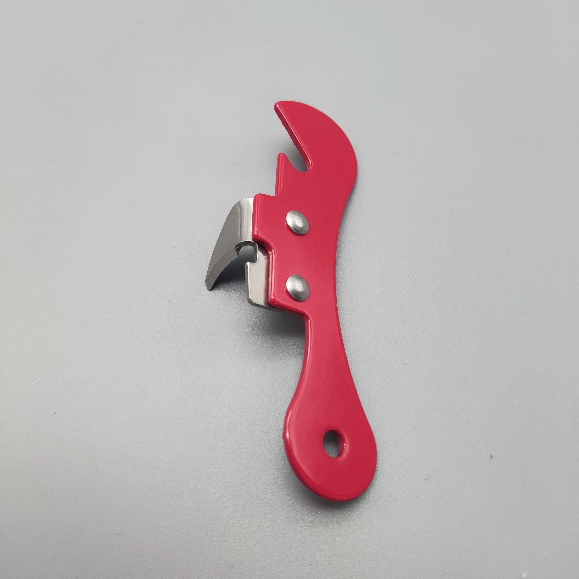 Colorful Multifunctional Stainless Steel Mini Opener: Compact Can & Bottle Opener.