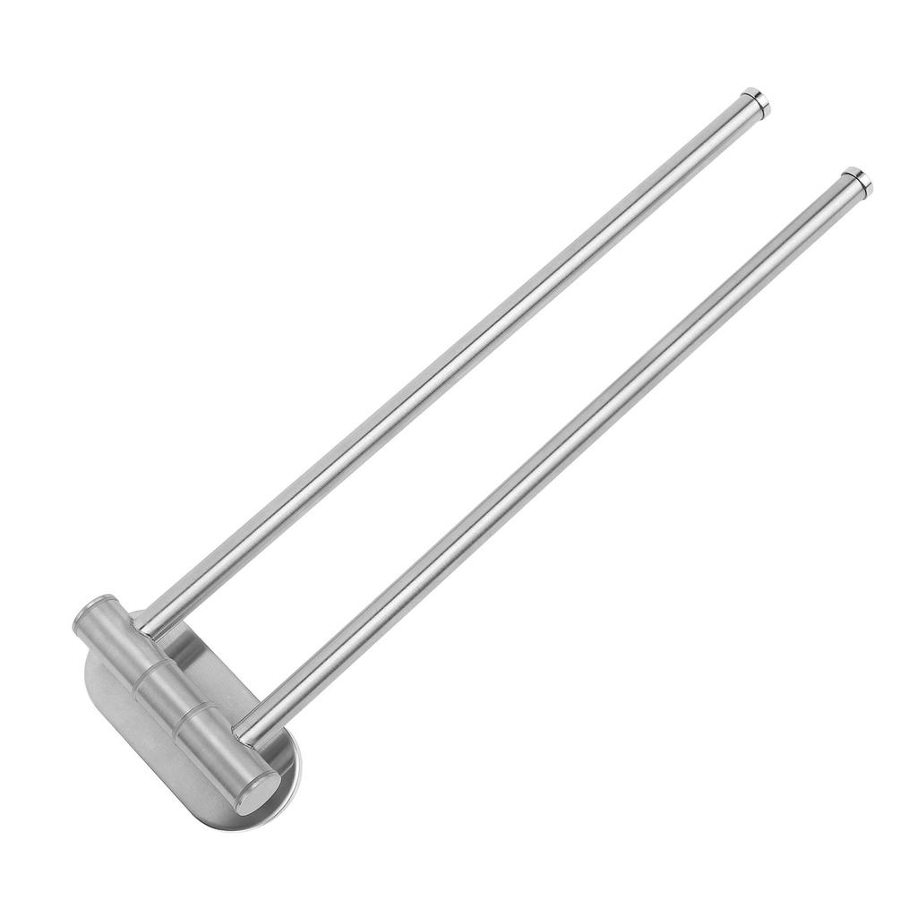 Swivel Towel Bar Swing Out Towel Rack for Bathroom Wall Towel Holder 304 Stainless Steel 2 Arm