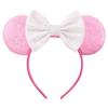 9.5 CM New Cute Glitter Crown Hairband Sequins Bows Mouse Ears Headband Kids Festival Party Cosplay Headband