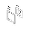 VESA Mounting Plate Newstar for LCD Screen 10-30'' - Black - 75x75mm To 100x100mm