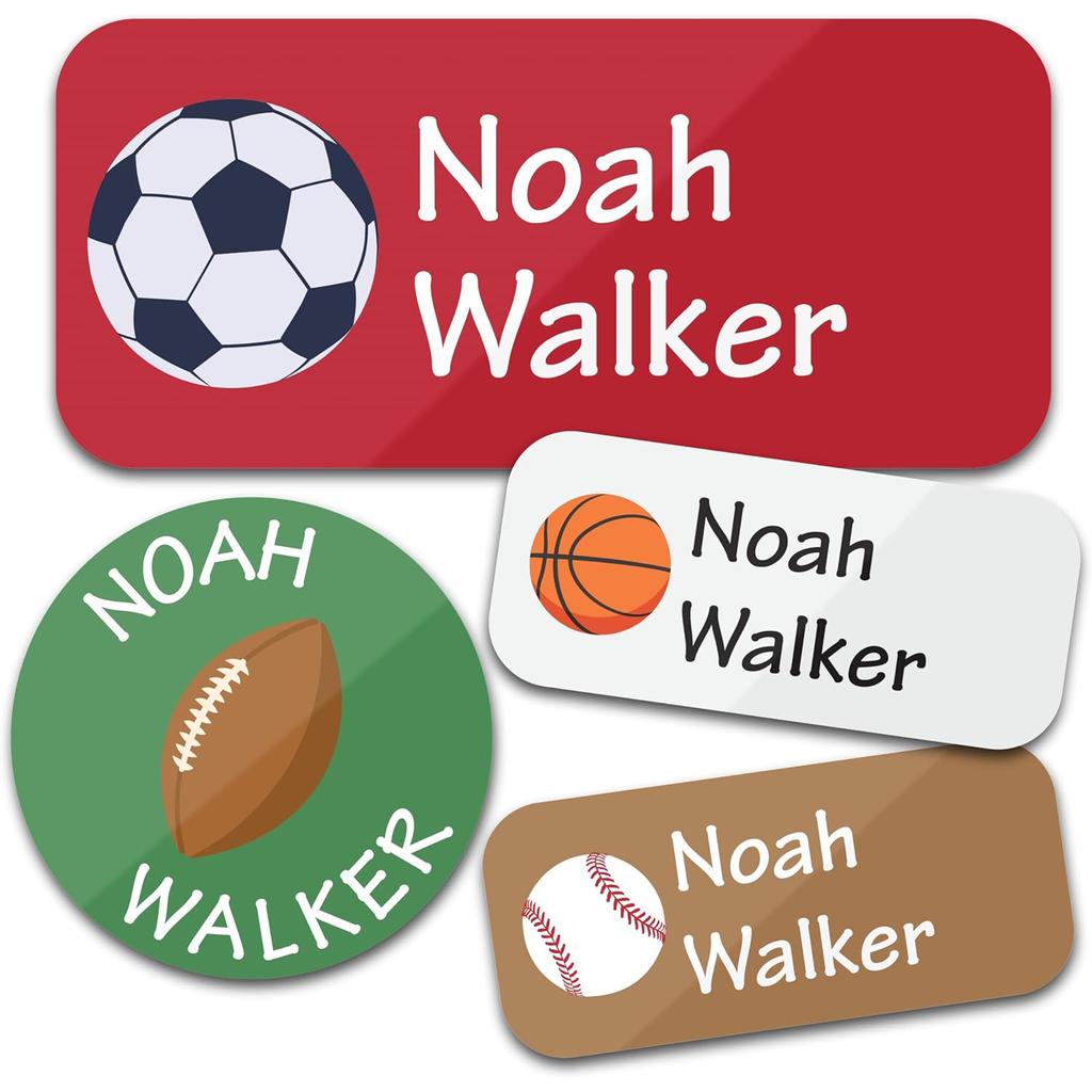 Trees 140Pcs Custom Waterproof Name Tags Stickers Cartoon Style Nakrjki Na Ubrania Imieautocollants Personnalisés Prenom
