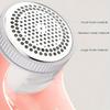 Portable Hair Remover, USB Powered Pink Lint Brush for Clothes