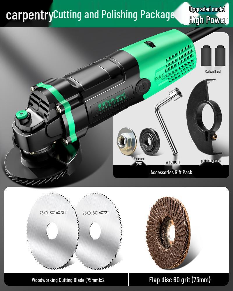 Compact Electric Saw for Wood, Tile, Grout, Metal, Aluminum Alloy - Handheld Home Tool