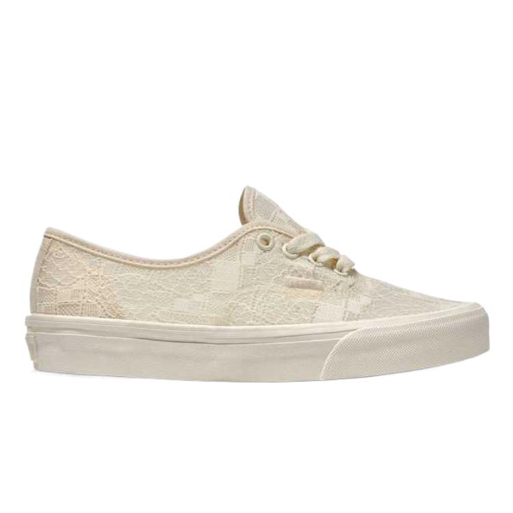 Vans Authentic Fashion Simple Trendy Aesthetic Durable Low-Top Skate Shoes Unisex Sneakers Beige VN000D8BCCZ1