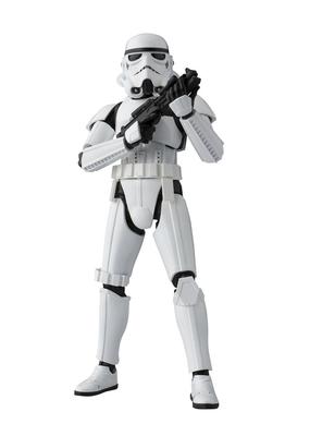 TAMASHII NATIONS Star Wars Stormtrooper Aproximadamente 150mm ABS PVC Pintado Figura Articulada S.H.Figuarts (UM LADINO) &