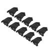 10pcs Wig Mesh Cap Stretchable Soft Breathable Nylon Dome Wig Cap for Women Cosplay