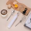 Electric Egg Beater with 3 S Tea Coffee Milk Frother Stainless Steel Stirrer Cream Mixer Foamer Blender Kitchen Gadgets