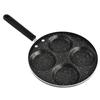 4/7 Cups Pancakes Frying Pans Breakfast Egg Pan Durable Non-stick Pan Holes Cooking Egg Ham Pans