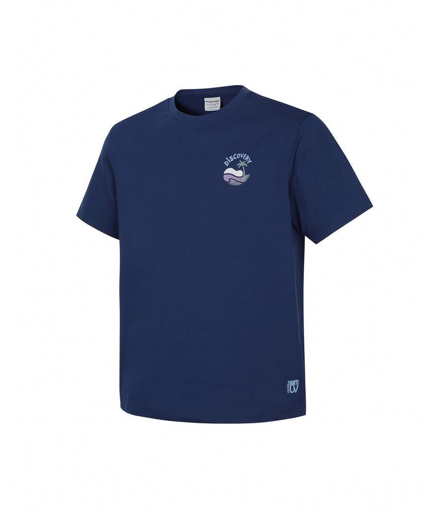 DISCOVERY EXPEDITION Hot Summer Essential Short Sleeve Water T-Shirt (Indigo)