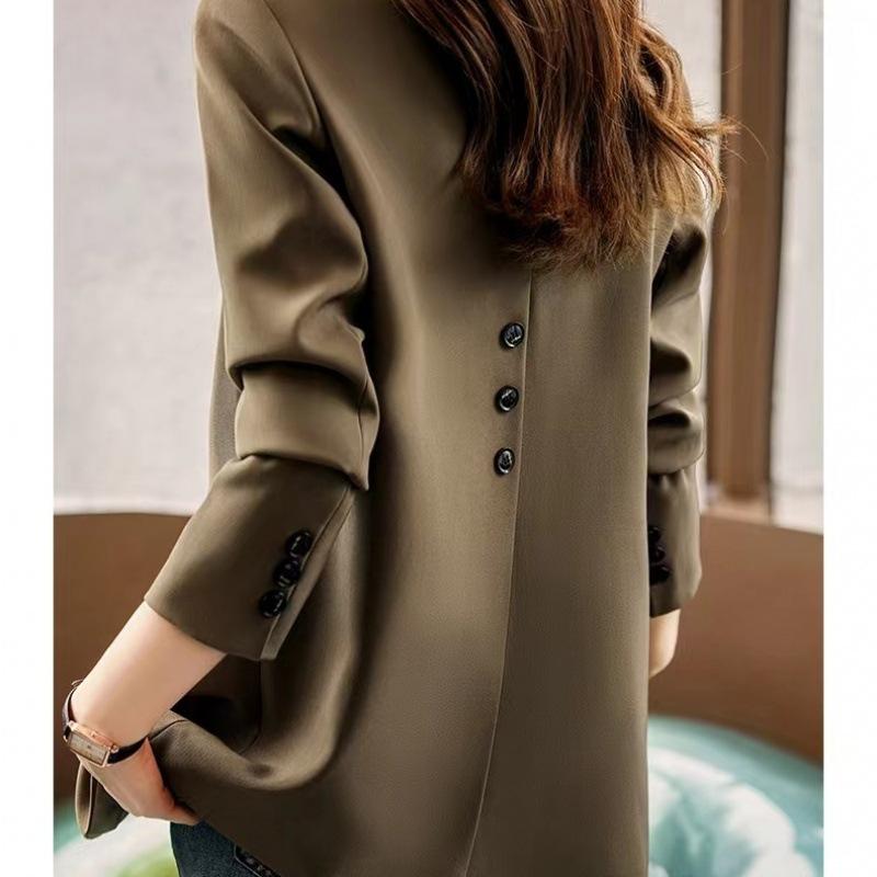 Women's Solid Color Casual Business Blazer