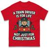 Ein Lokführer ist für das Leben, nicht nur für Weihnachten T-Shirt T-Shirt Herren Damen Unisex Oberteile T-Shirts