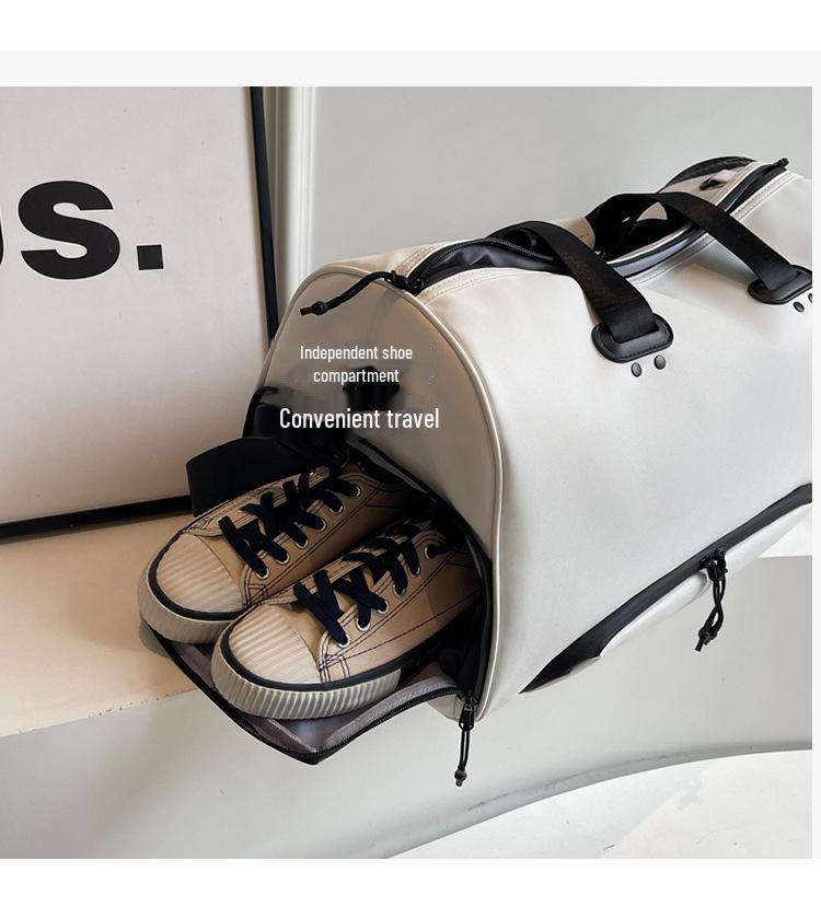 Large-Capacity Travel Bag with Shoe Compartment & Wet/Dry Separation, Ideal for Short Trips & Fitness