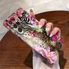 European and American retro leopard print flower Galaxy A13.5G single-layer film case Samsung S25ultra mobile phone case