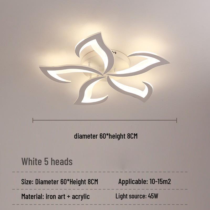 Cross-Border LED Creative Ceiling Light for Living Room & Bedroom - Modern, Simple, Acrylic Design