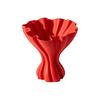 Nordic Style Dress Hem Vase Creative 3D Printing Minimalist Vase Modern Art Twisted Design Desktop Ornament Table