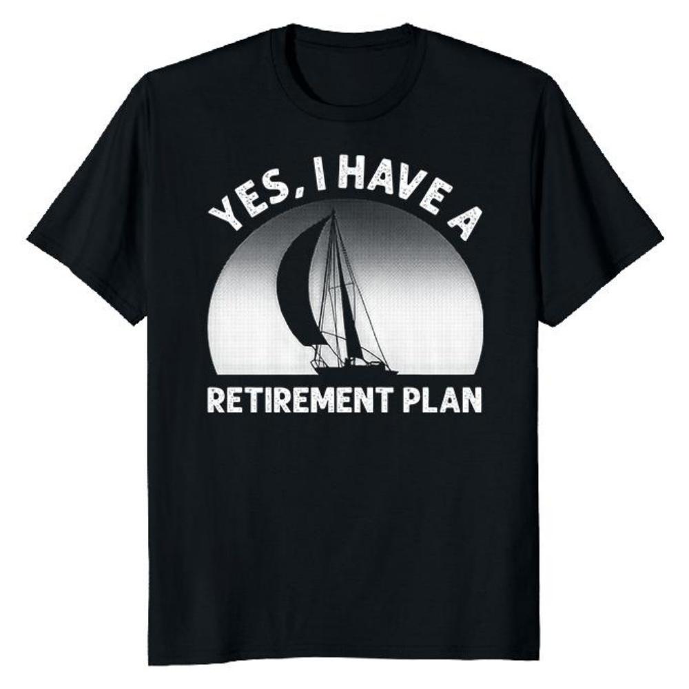 Футболка унисекс Sailing Retire S