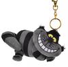 DISNEY Cheshire Cat Plush Keychain, Glow-in-the-Dark Black ( CHESHIRE CAT ) Japan NEW
