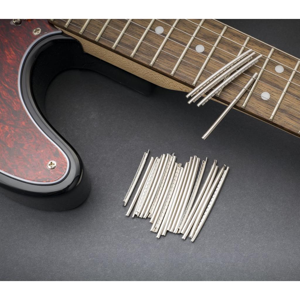 Musiclily Pro Stainless Steel Guitar Fret Wire 24pcs for Ibanez ESP Jackson Electric 2.9mm Guitar/Bass