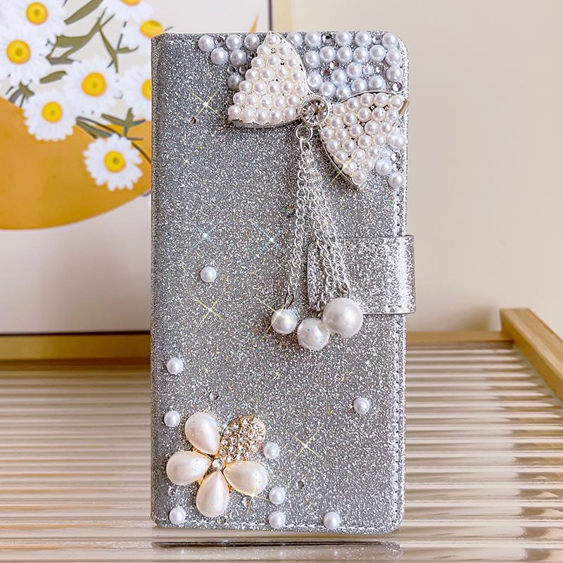 Glitter Wallet Case For Samsung Galaxy S26 Ultra S25 FE S24 S23 Plus S22 A13 A14 A15 A16 A26 A36 A56 A34 A54 A35 A55 A33 A17