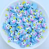 20 Pcs New Cute Mini Cartoon Blue Unicorn Flat Back Resin Cabochons Scrapbooking Diy Jewelry Craft Decoration Accessories A63