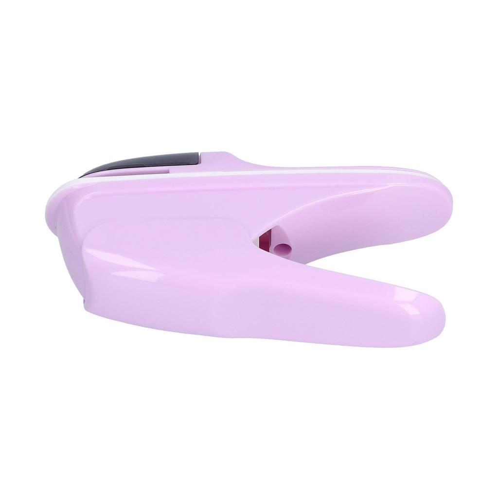 Stapleless Stapler Safe Environmentally Friendly ABS Stapling Machine for Office DocumentsPurple
