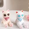 Resin Cat Desktop Stand Anti Slip Cat Shape Phone Bracket Cat Shaped Phone Holder  Home Ornaments