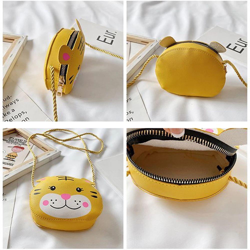 Casual Bear PU Leather Mini Girls Crossbody Bag Rabbit Handbags Cartoon Shoulder Bags Coin Purse