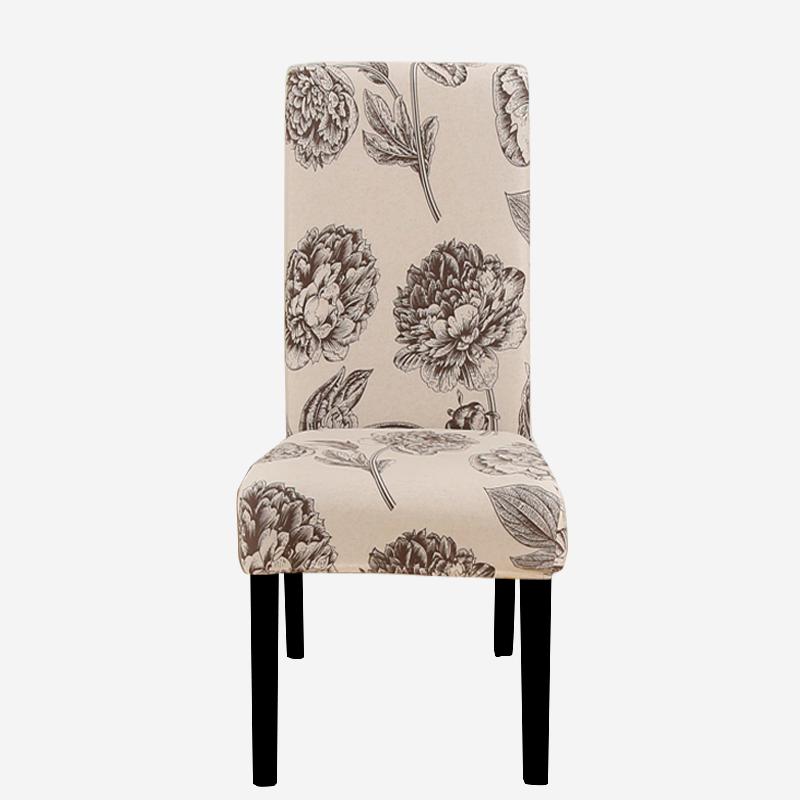 

Чохли на стільці з принтом. Еластичні накидки на кухонні сидіння. Еластичні чохли на стільці зі спандексу для їдальні, весілля, готелю, банкету, які можна прати, 1 шт. Universal