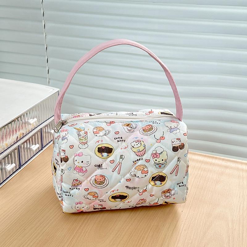 Japanisches Graffiti Niedliche Große Kapazität Make-up Tasche & Federmäppchen für Frauen - Tragbare Reise Waschtasche