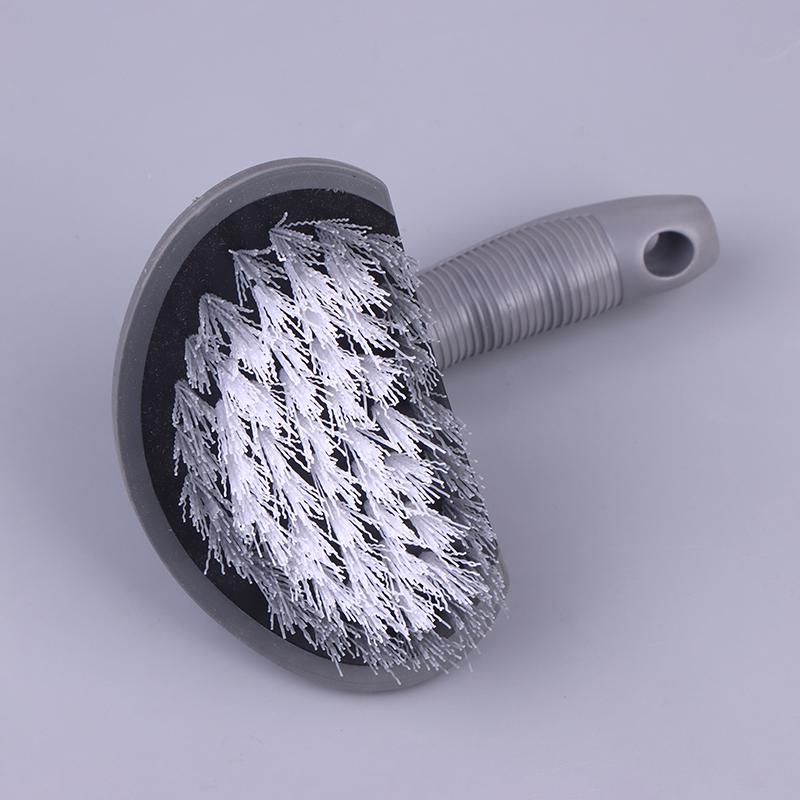 Car Tire Brush Hub Brush Detail Brush Short Handle Tire Rim Washing Brush Car Wash Tool Cleaning Artifact Decontamination Brush