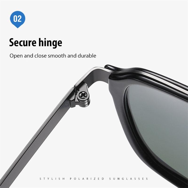 AORON Fashion Polarized Sunglasses for Men Women UV400 Anti Glare Driving Fishing Glasses