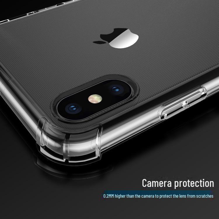 "Transparentes Anti-Fall-Handyhülle mit Schlüsselband für 7G, 7P, IPX, XR, XSMAX"