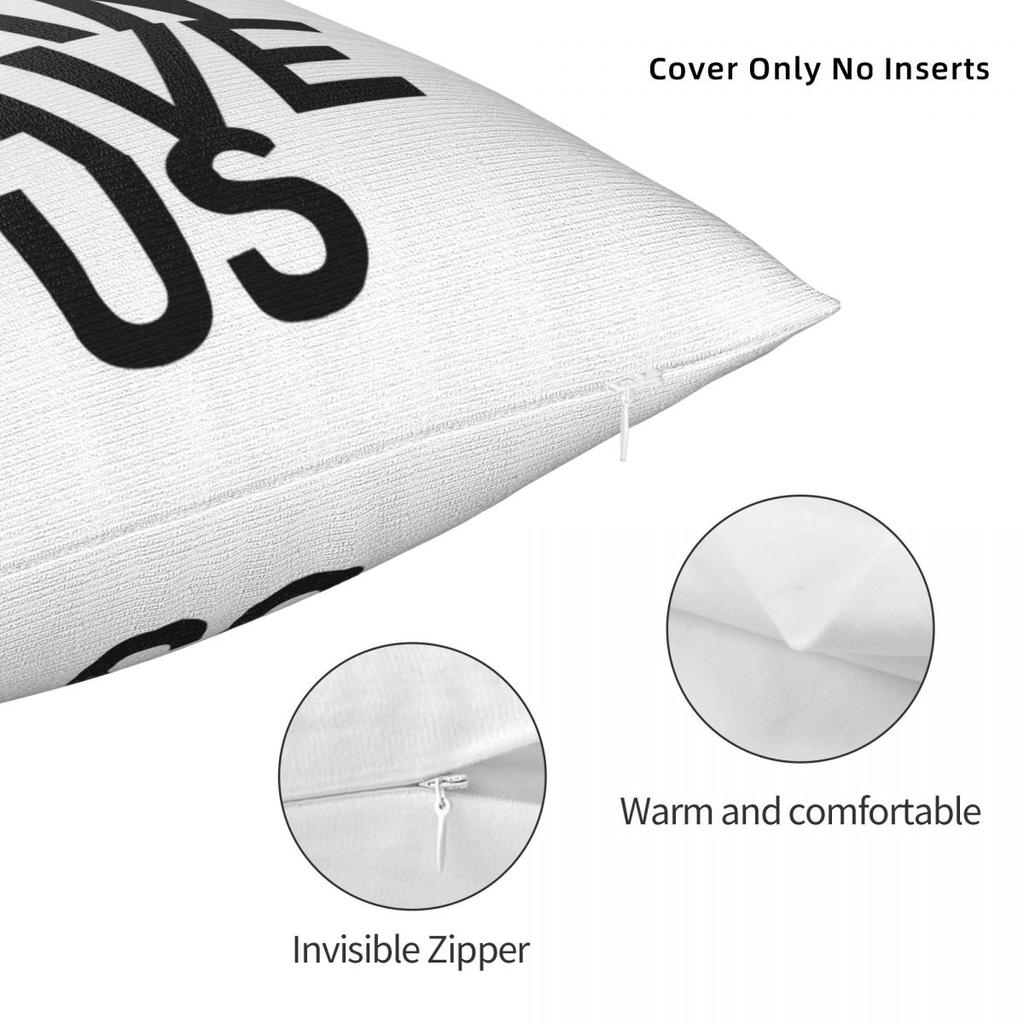 Only Music Can Save Us Square Pillowcase Polyester Linen Velvet Creative Decorative Throw Pillow Case Sofa Seater Cushion Cover