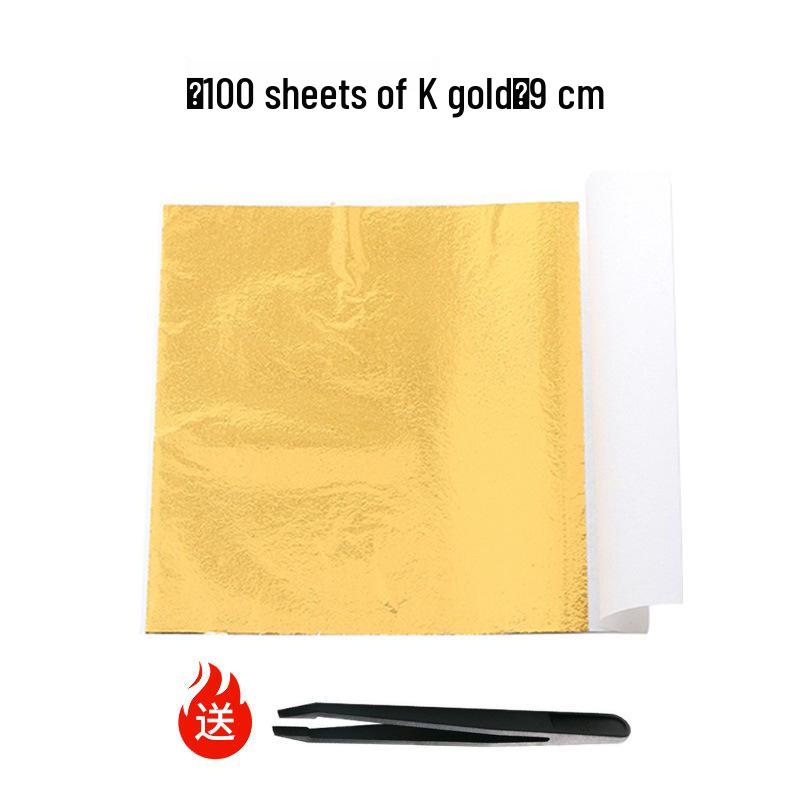 Beginner Gold Leaf DIY Kit: Gilded Foil Tools, Buddha Statue Art, Paper & Glue Set