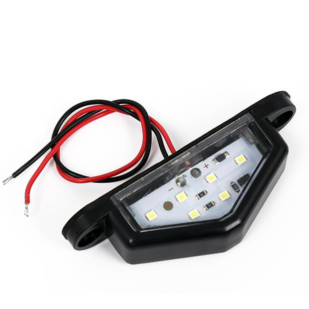 12V Car Truck LED License Number Plate Light Lamp Trailer Rear Tail Light White LED Number Plate Lamp
